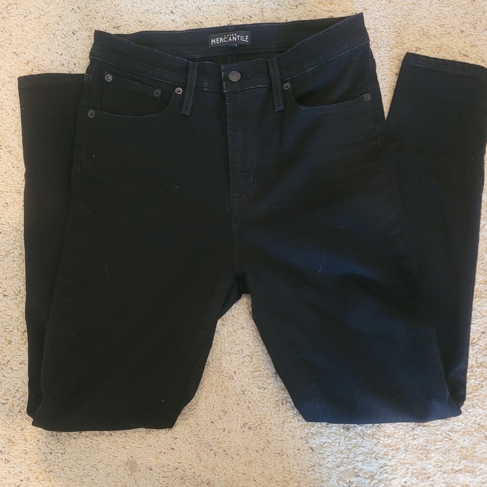 J Crew Mercantile Black Skinny Jeans